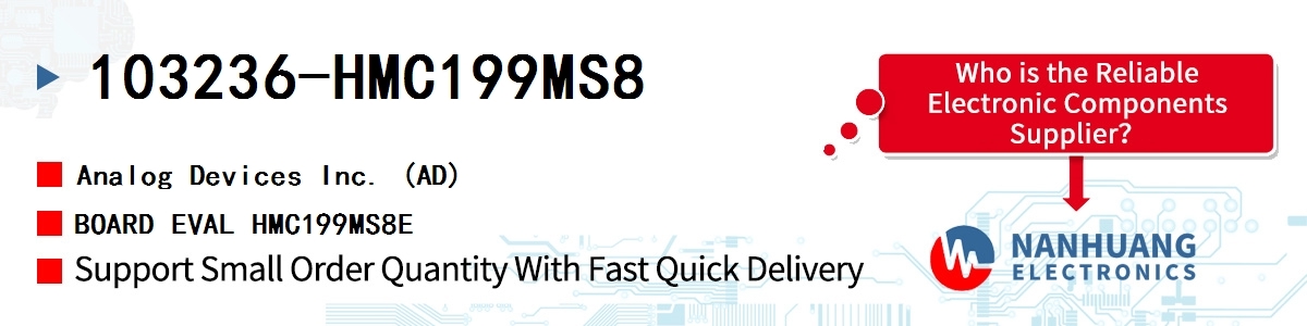 103236-HMC199MS8 ADI BOARD EVAL HMC199MS8E