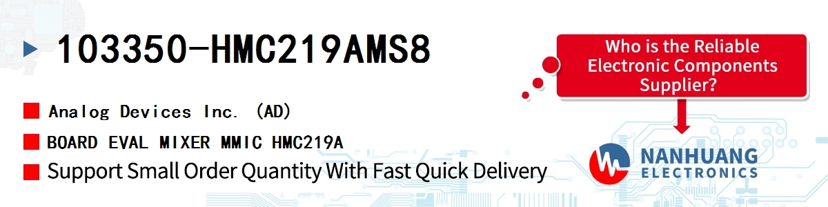 103350-HMC219AMS8 ADI BOARD EVAL MIXER MMIC HMC219A