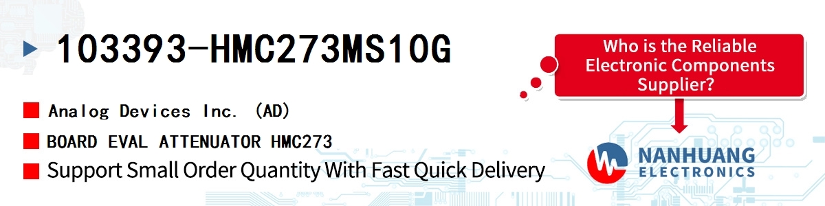 103393-HMC273MS10G ADI BOARD EVAL ATTENUATOR HMC273