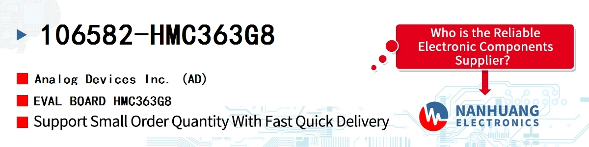 106582-HMC363G8 ADI EVAL BOARD HMC363G8