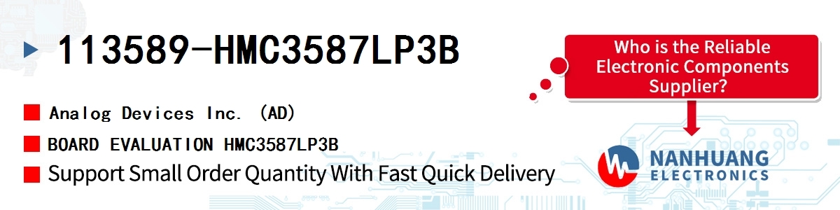 113589-HMC3587LP3B ADI BOARD EVALUATION HMC3587LP3B
