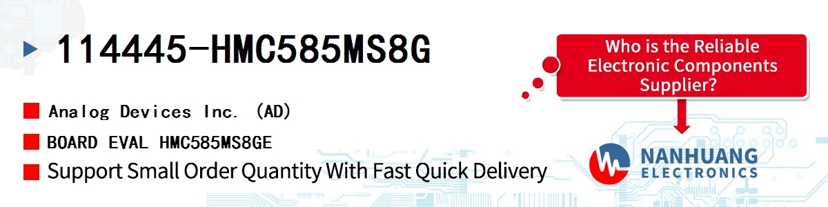 114445-HMC585MS8G ADI BOARD EVAL HMC585MS8GE