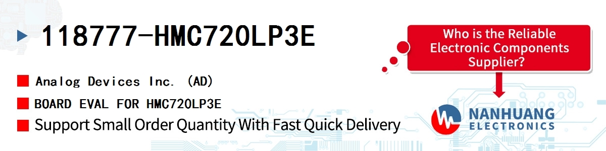 118777-HMC720LP3E ADI BOARD EVAL FOR HMC720LP3E