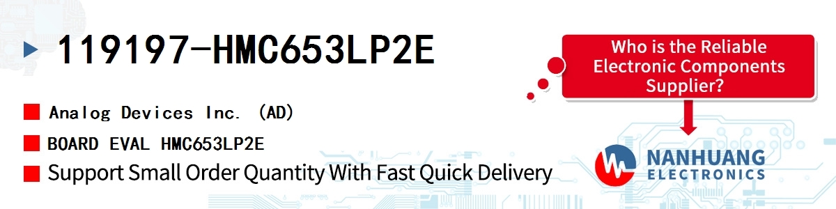 119197-HMC653LP2E ADI BOARD EVAL HMC653LP2E