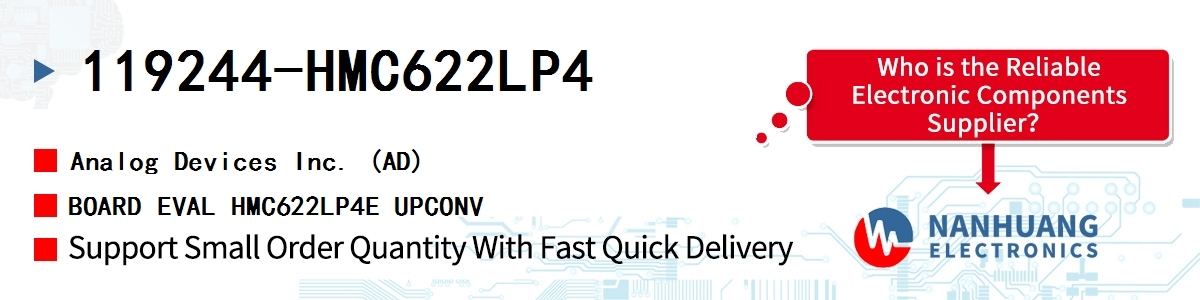 119244-HMC622LP4 ADI BOARD EVAL HMC622LP4E UPCONV