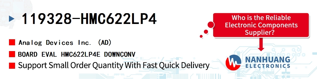 119328-HMC622LP4 ADI BOARD EVAL HMC622LP4E DOWNCONV