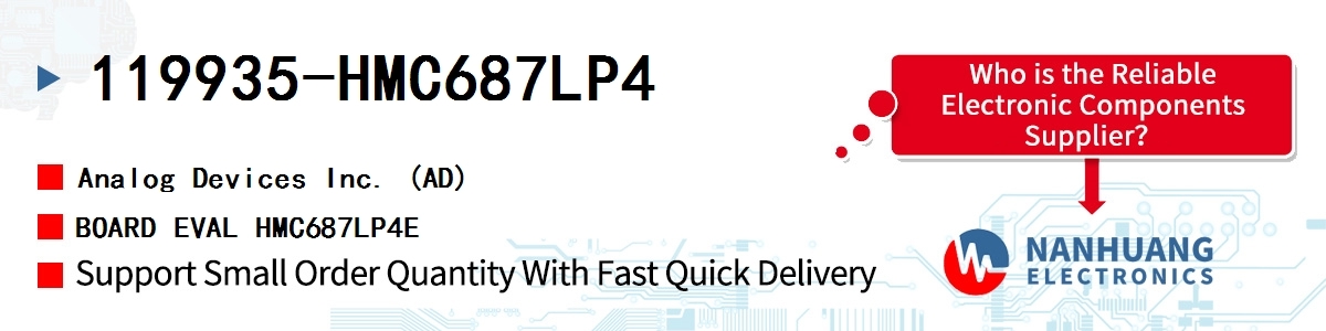 119935-HMC687LP4 ADI BOARD EVAL HMC687LP4E