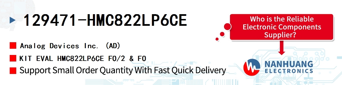 129471-HMC822LP6CE ADI KIT EVAL HMC822LP6CE FO/2 & FO