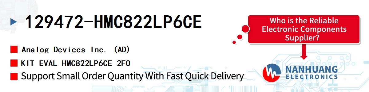 129472-HMC822LP6CE ADI KIT EVAL HMC822LP6CE 2FO