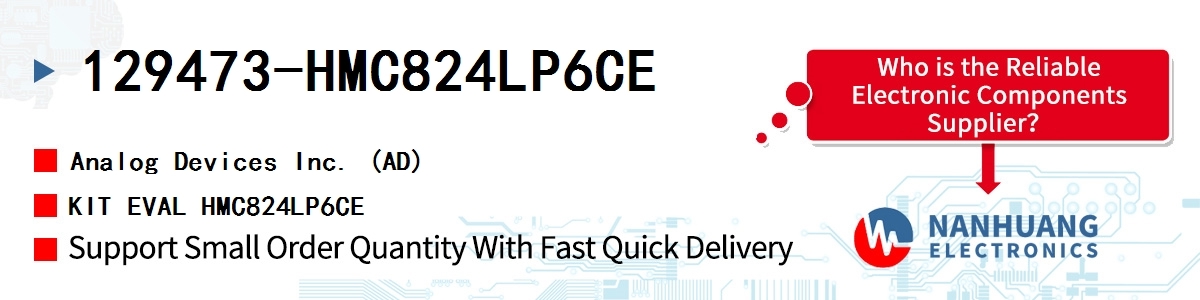 129473-HMC824LP6CE ADI KIT EVAL HMC824LP6CE