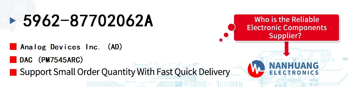 5962-87702062A ADI DAC (PM7545ARC)