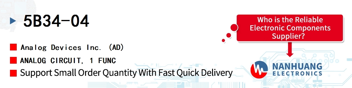 5B34-04 ADI ANALOG CIRCUIT, 1 FUNC