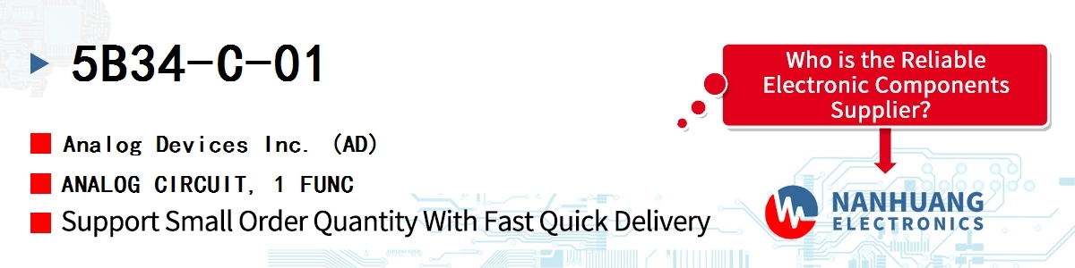 5B34-C-01 ADI ANALOG CIRCUIT, 1 FUNC
