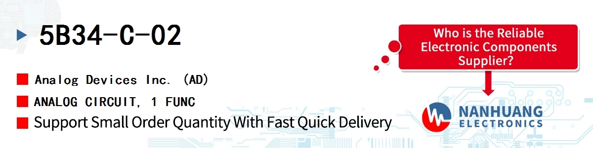5B34-C-02 ADI ANALOG CIRCUIT, 1 FUNC