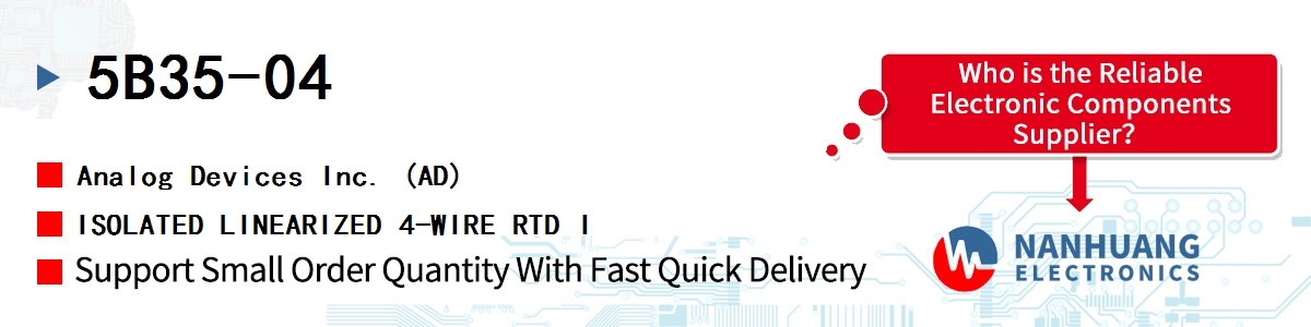 5B35-04 ADI ISOLATED LINEARIZED 4-WIRE RTD I