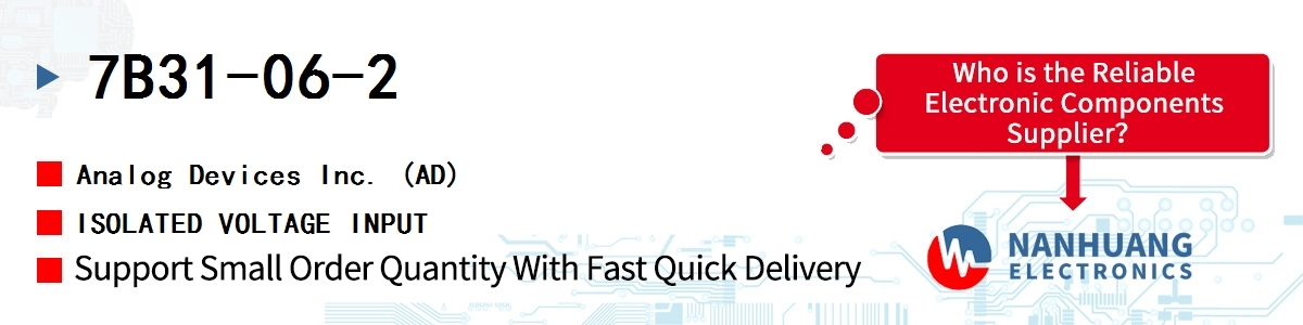 7B31-06-2 ADI ISOLATED VOLTAGE INPUT
