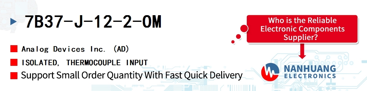 7B37-J-12-2-OM ADI ISOLATED, THERMOCOUPLE INPUT