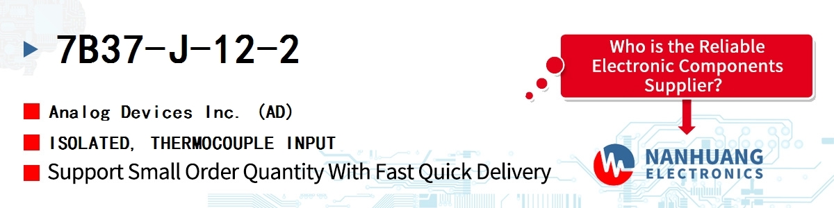 7B37-J-12-2 ADI ISOLATED, THERMOCOUPLE INPUT