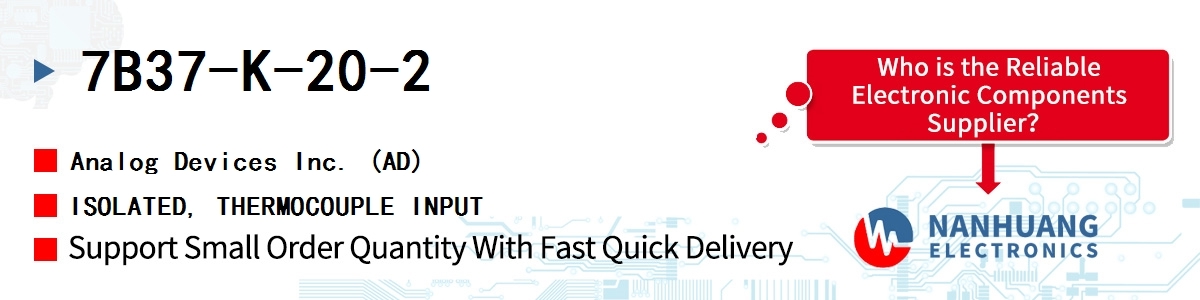7B37-K-20-2 ADI ISOLATED, THERMOCOUPLE INPUT