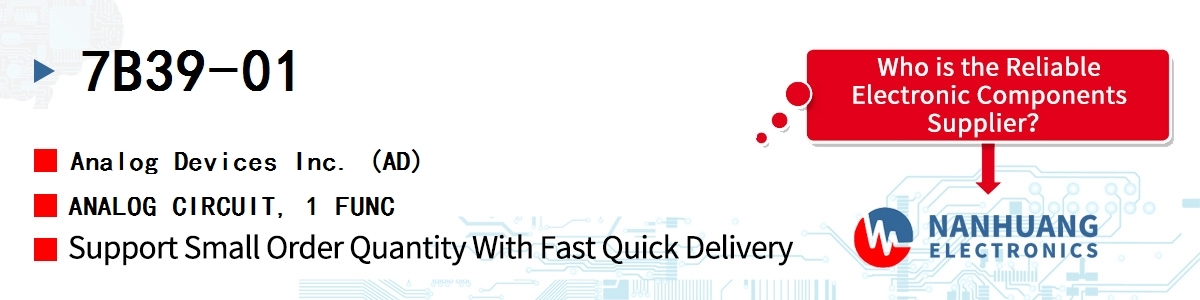7B39-01 ADI ANALOG CIRCUIT, 1 FUNC