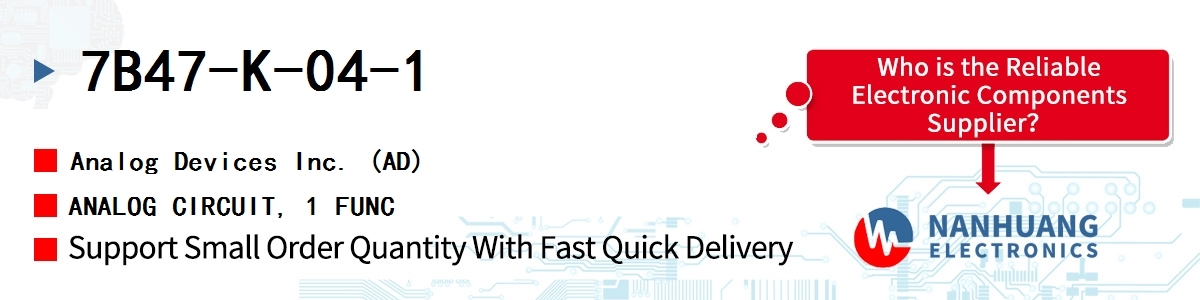 7B47-K-04-1 ADI ANALOG CIRCUIT, 1 FUNC