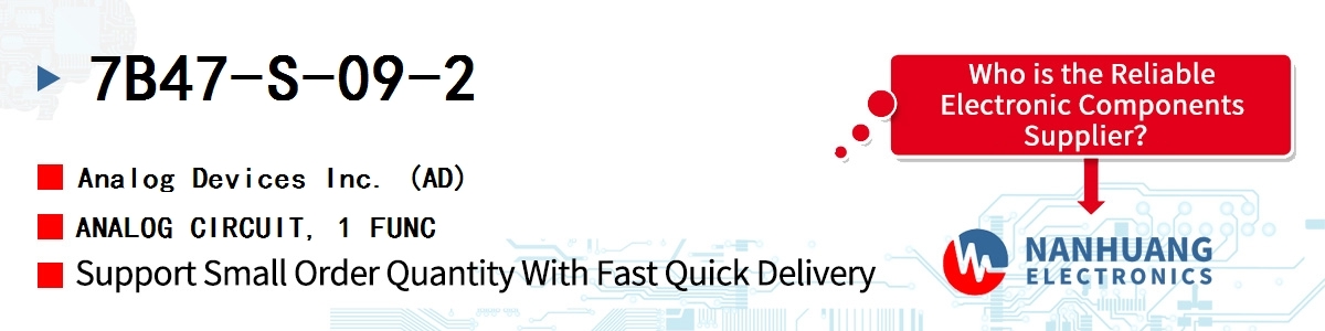 7B47-S-09-2 ADI ANALOG CIRCUIT, 1 FUNC