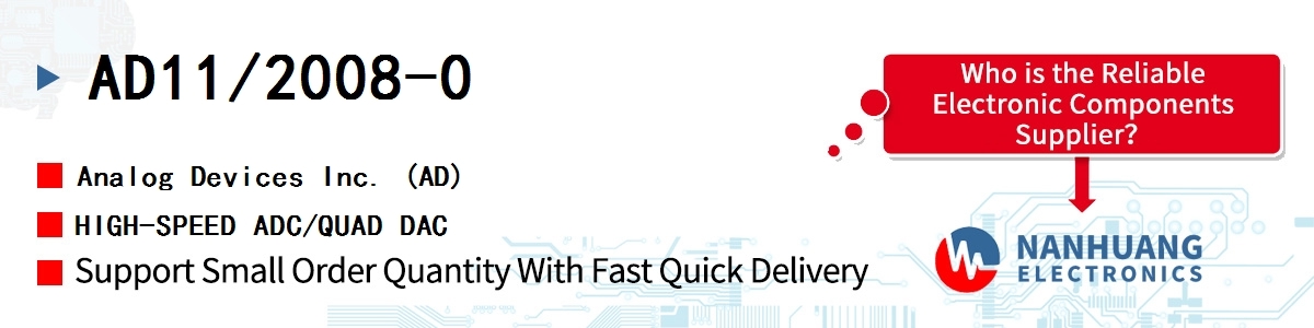 AD11/2008-0 ADI HIGH-SPEED ADC/QUAD DAC