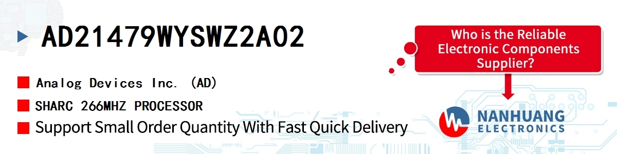 AD21479WYSWZ2A02 ADI SHARC 266MHZ PROCESSOR