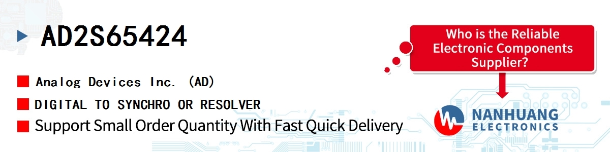 AD2S65424 ADI DIGITAL TO SYNCHRO OR RESOLVER