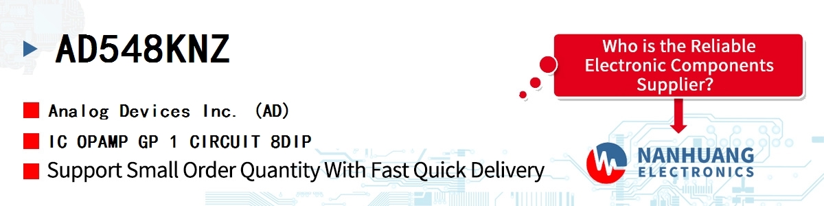 AD548KNZ ADI IC OPAMP GP 1 CIRCUIT 8DIP