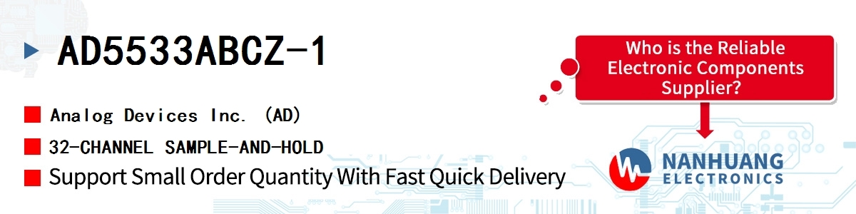AD5533ABCZ-1 ADI 32-CHANNEL SAMPLE-AND-HOLD