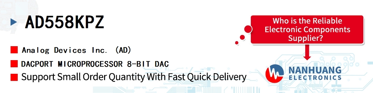 AD558KPZ ADI DACPORT MICROPROCESSOR 8-BIT DAC