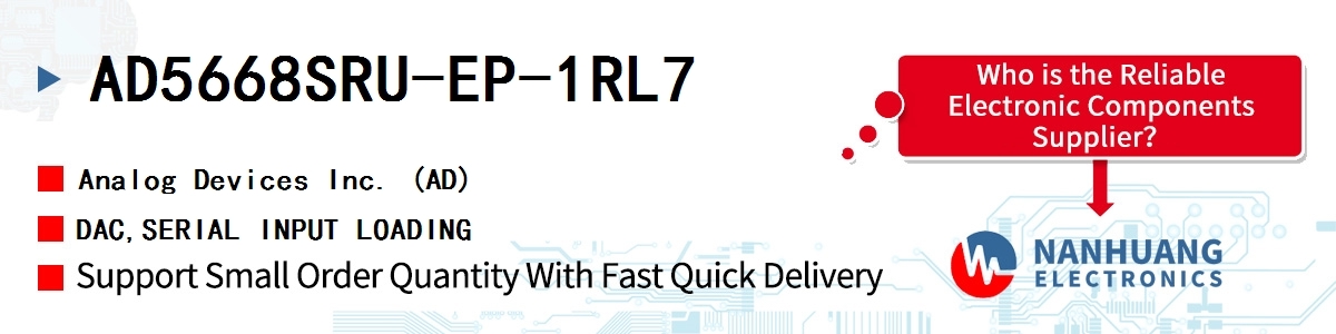 AD5668SRU-EP-1RL7 ADI DAC,SERIAL INPUT LOADING