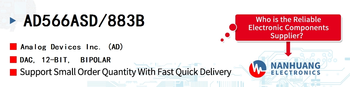 AD566ASD/883B ADI DAC, 12-BIT,  BIPOLAR