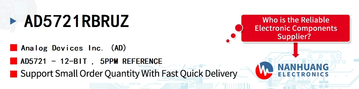 AD5721RBRUZ ADI AD5721 - 12-BIT , 5PPM REFERENCE