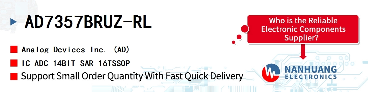 AD7357BRUZ-RL ADI IC ADC 14BIT SAR 16TSSOP