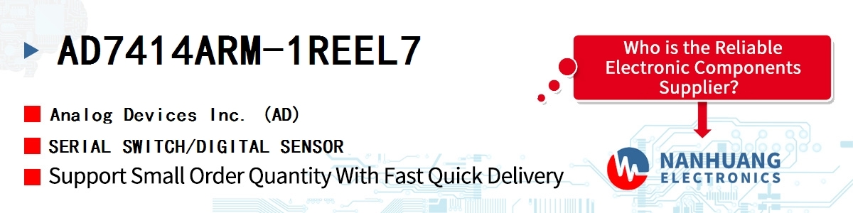 AD7414ARM-1REEL7 ADI SERIAL SWITCH/DIGITAL SENSOR