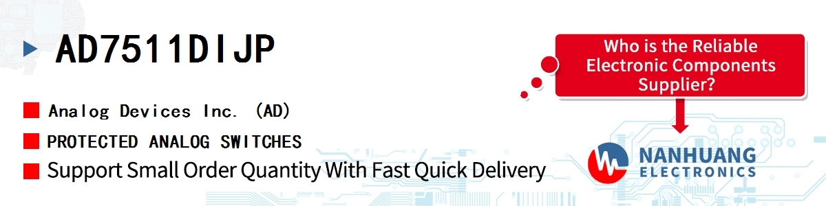 AD7511DIJP ADI PROTECTED ANALOG SWITCHES