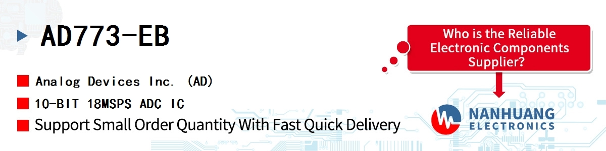 AD773-EB ADI 10-BIT 18MSPS ADC IC