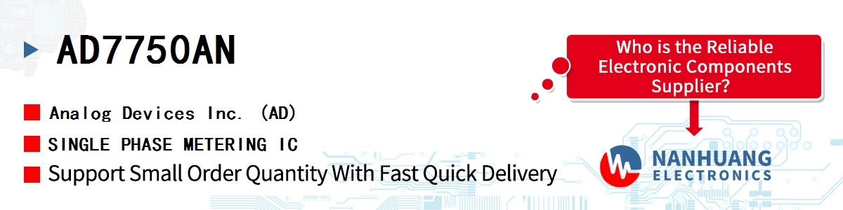 AD7750AN ADI SINGLE PHASE METERING IC