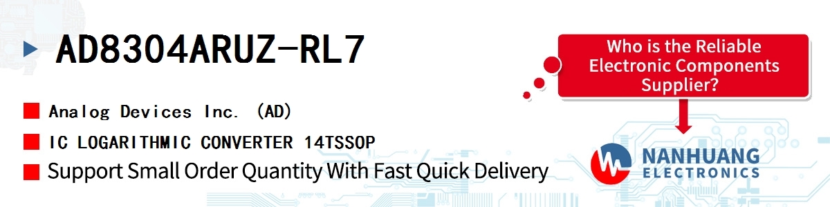 AD8304ARUZ-RL7 ADI IC LOGARITHMIC CONVERTER 14TSSOP