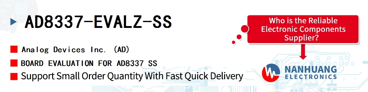 AD8337-EVALZ-SS ADI BOARD EVALUATION FOR AD8337 SS