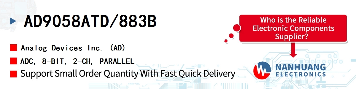 AD9058ATD/883B ADI ADC, 8-BIT, 2-CH, PARALLEL