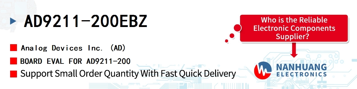 AD9211-200EBZ ADI BOARD EVAL FOR AD9211-200