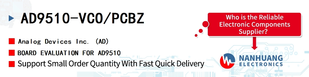 AD9510-VCO/PCBZ ADI BOARD EVALUATION FOR AD9510