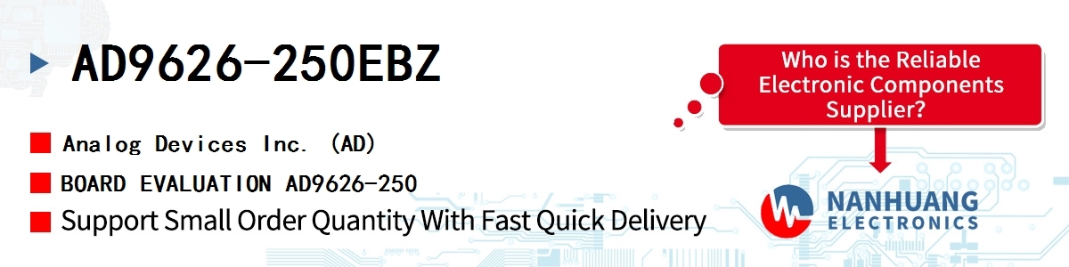 AD9626-250EBZ ADI BOARD EVALUATION AD9626-250