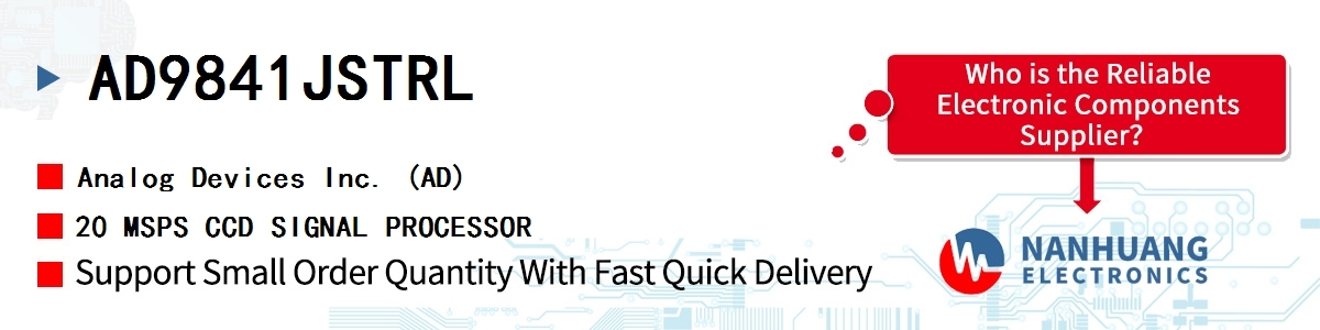 AD9841JSTRL ADI 20 MSPS CCD SIGNAL PROCESSOR