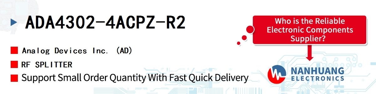 ADA4302-4ACPZ-R2 ADI RF SPLITTER