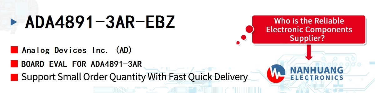 ADA4891-3AR-EBZ ADI BOARD EVAL FOR ADA4891-3AR