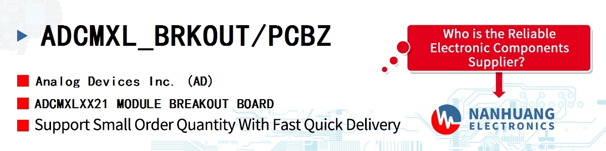 ADCMXL_BRKOUT/PCBZ ADI ADCMXLXX21 MODULE BREAKOUT BOARD